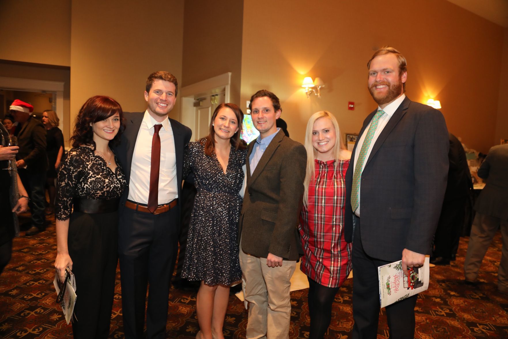 Lauren Madere, Daniel Hoffmann, Brittany and Mike Sullivan, Carolyn and Jon Dowd